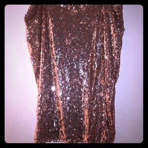 Boohoo sequin midi skirt